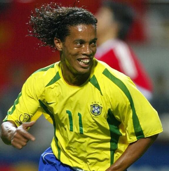 Retro Brazil 2002 Ronaldinho #11 Classic Football Soccer Shirt Jersey Adult man - all size