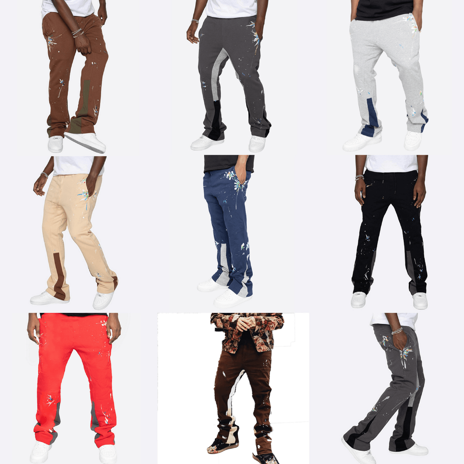 Men's Clothing Autumn And Winter Outdoor Sports Casual Pants For Men And Women, Slightly Wide Leg, 3D Digital Printing, Long Lasting Color