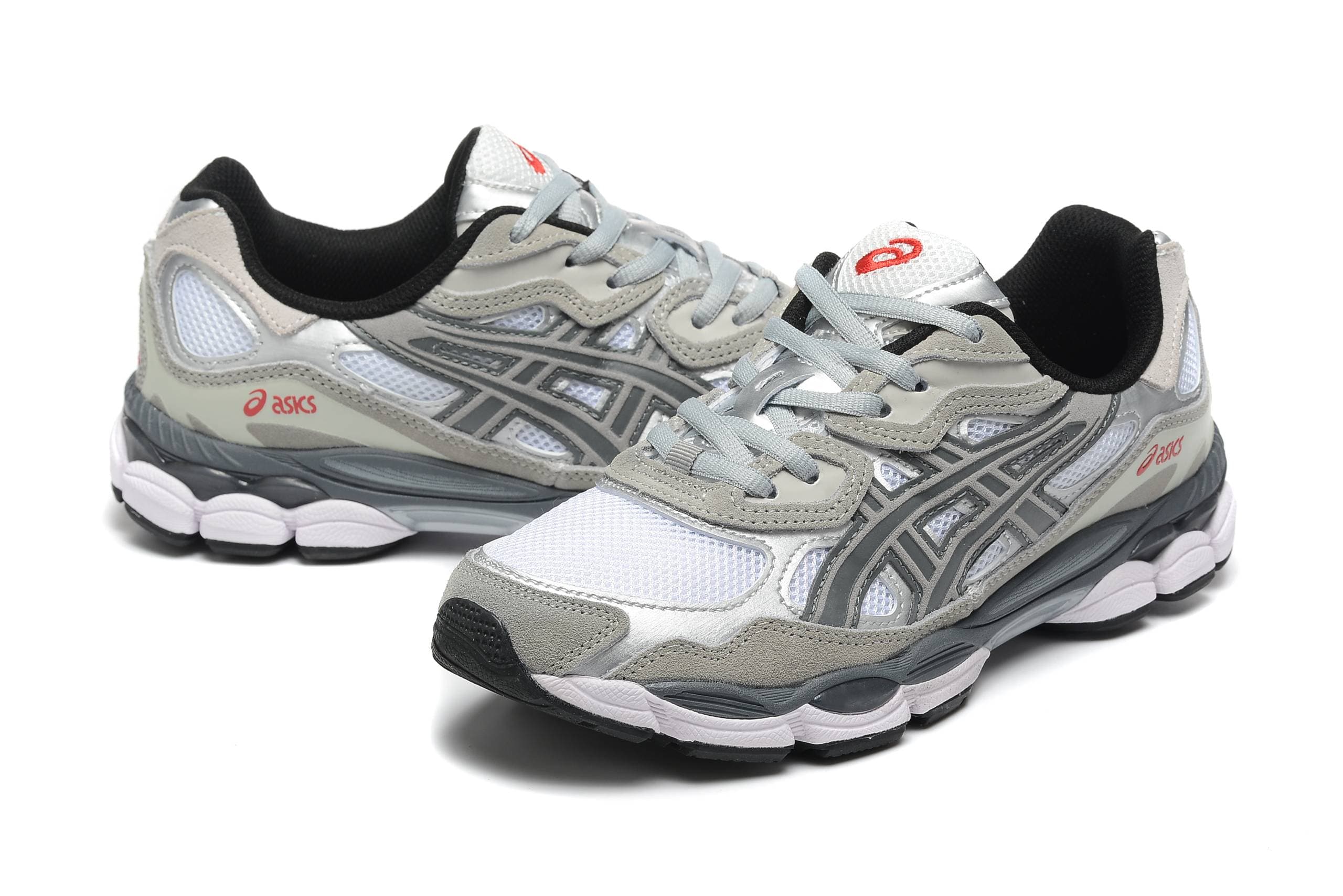 Chaussures de soutien de la voûte plantaire pour femmes, style rétro, amortissantes, bleu marine et beige, antidérapantes.