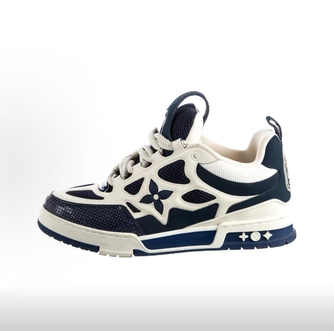 Baskets basses grises en cuir respirant à bout rond et semelle souple légère, chaussures tendance et polyvalentes pour couples