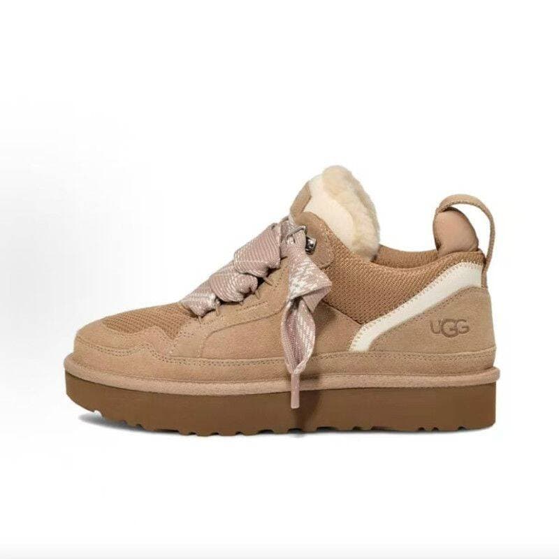 Baskets basses en cuir suédé, simples et confortables, résistantes, modèle femme