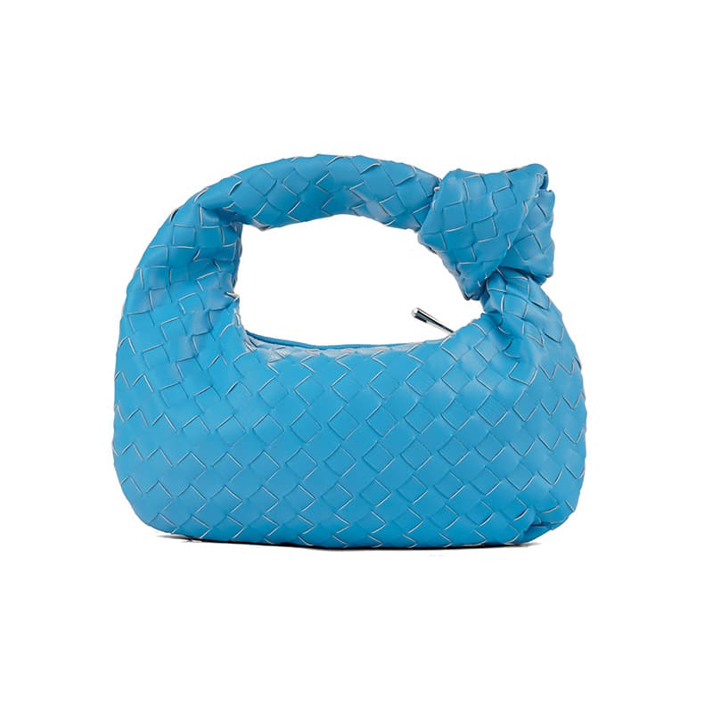Sac à main tissé, petit pain rond en forme de nuage
