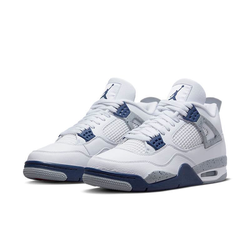 Chaussures de basketball montantes Jumpman Airs4 et Jordans4 4s pour hommes, coloris Sail Bred Kaws Fire Red Thunder Taupe Haze University Blue, plat