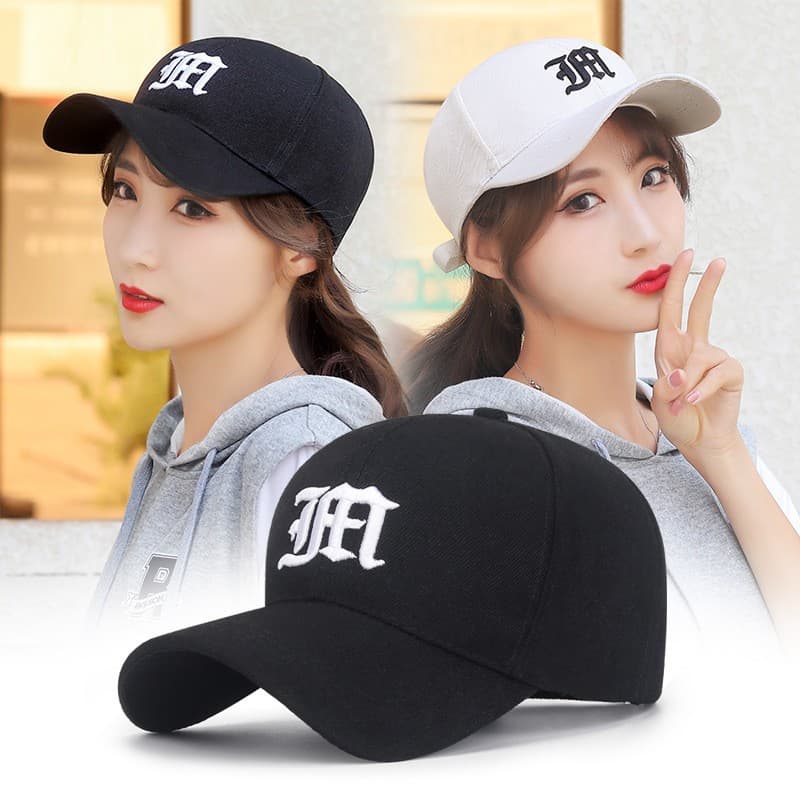 Men's and women's hats The new four seasons trend student baseball cap ladies fashion all-match sun visor spring and autumn youth couple hat