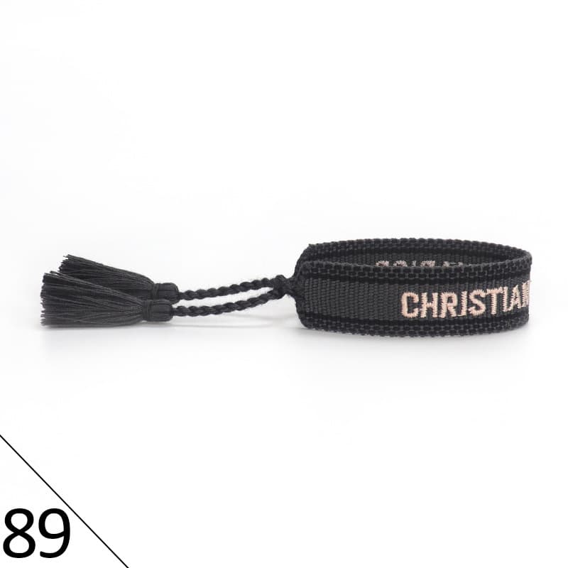 Bracelet unisexe tendance avec lettres tressées
