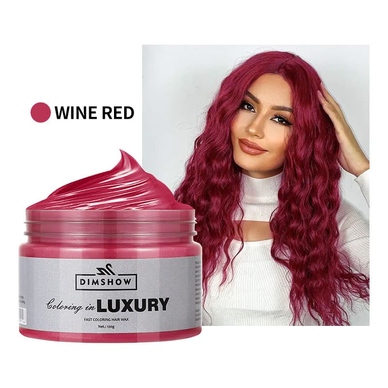 Temporary Hair Color Wax Diy Mud One-time Molding Paste Dye Cream Hair Gel For Hair Coloring Styling