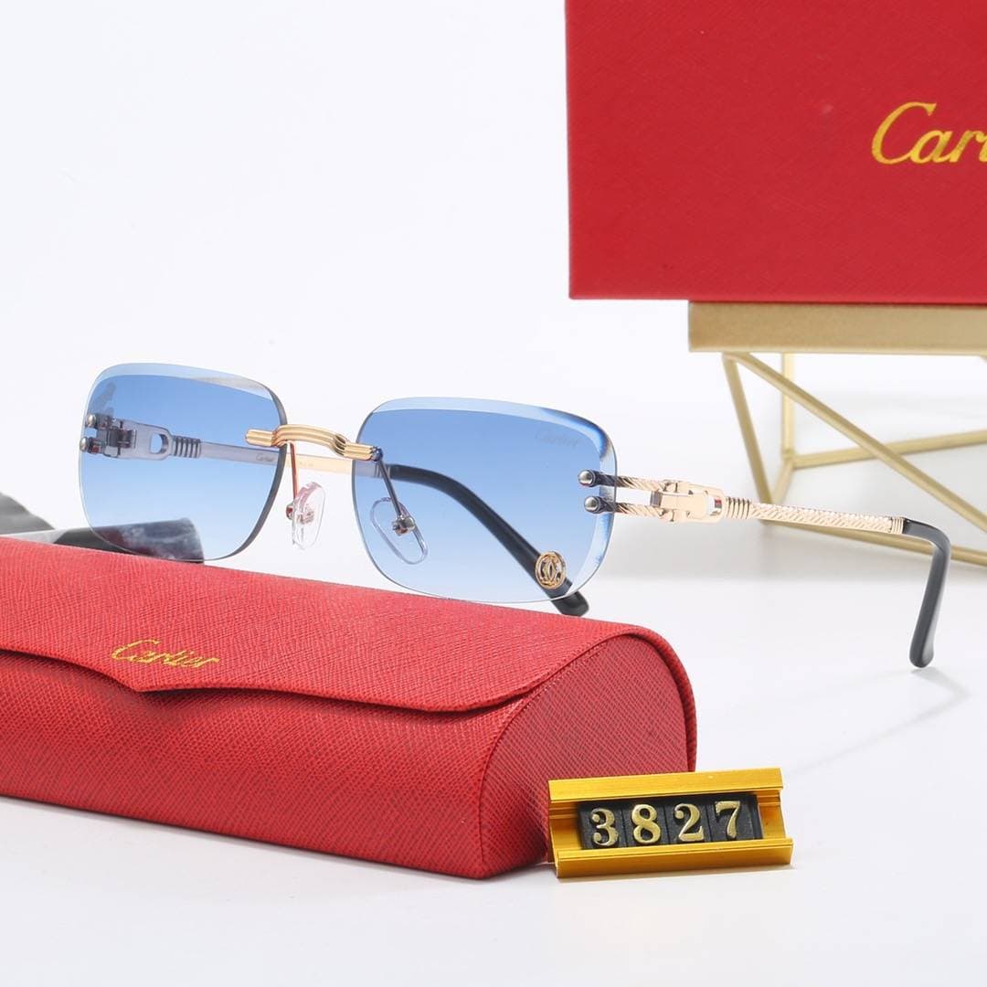 Lunettes de soleil de protection sans cadre, élégantes et tendance