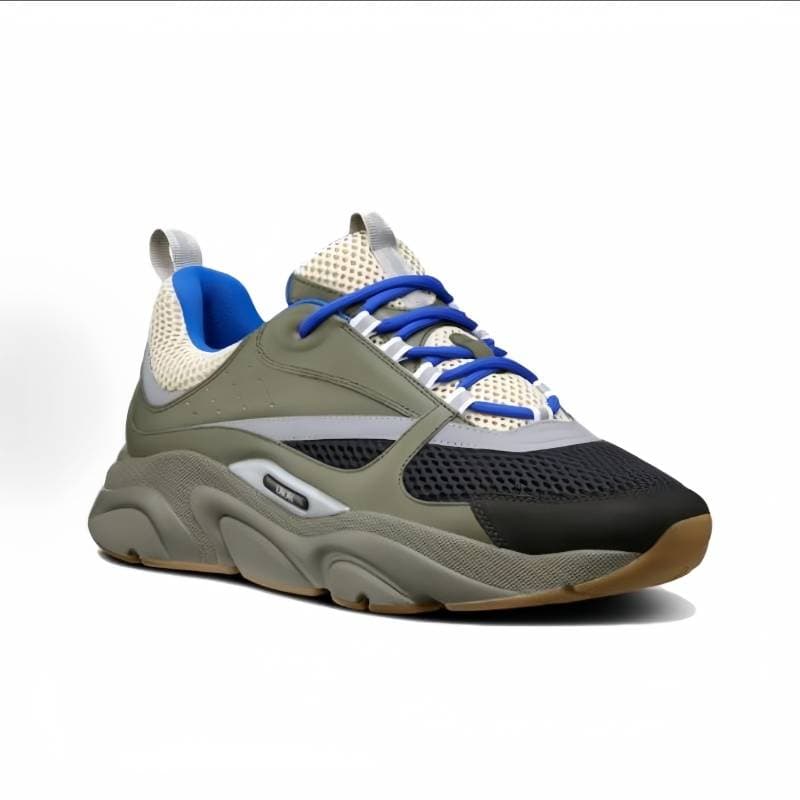 Baskets inspirées du modèle B22 2025 : chaussures épaisses tendance pour hommes, style urbain et tige en mesh respirant.