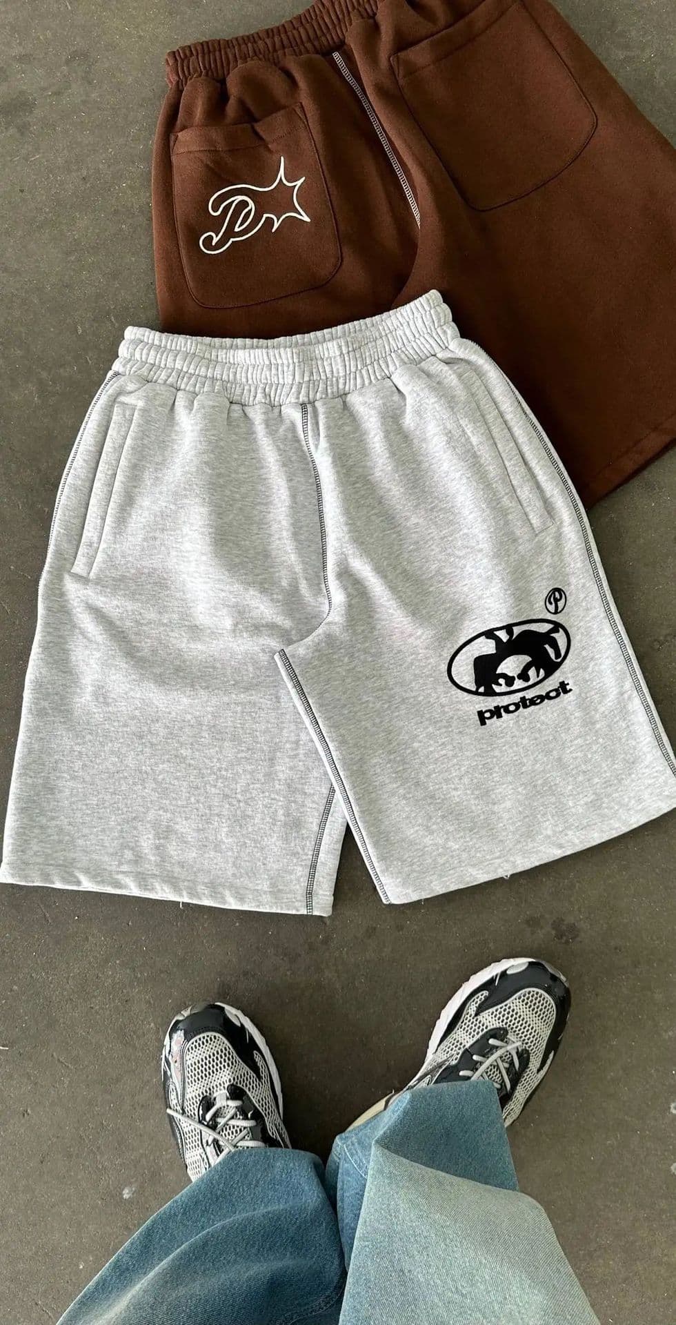 Men's Clothing Casual Sports Shorts Summer Retro High Street Loose Versatile Beach Pants Versatile