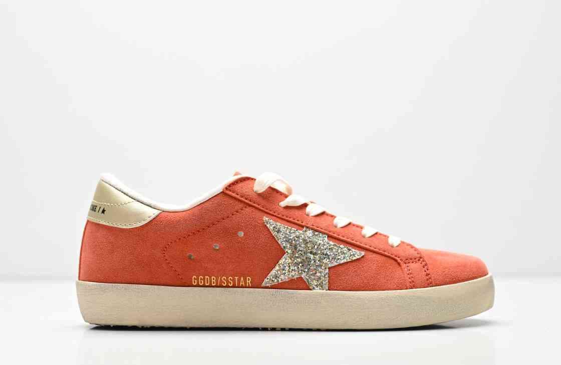 Baskets Goldengoose Vintage Distressed Star pour femmes, chaussures de skate rétro décontractées à talon compensé intégré, baskets blanches po