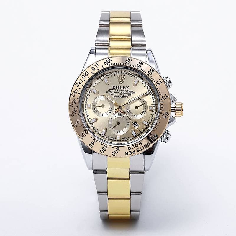 Montre Cosmograph Daytona en métal, surdimensionnée, style classique, montre haut de gamme indispensable pour les soirées, mouvement à quartz, di