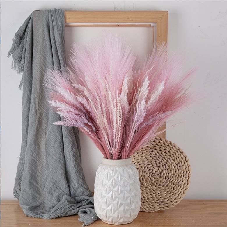 Crafts Reed Pampas Bouquet Simulated Flower Manufacturer Fake Flowers And Green Plants Wholesale Decoration INS Style MW85101
