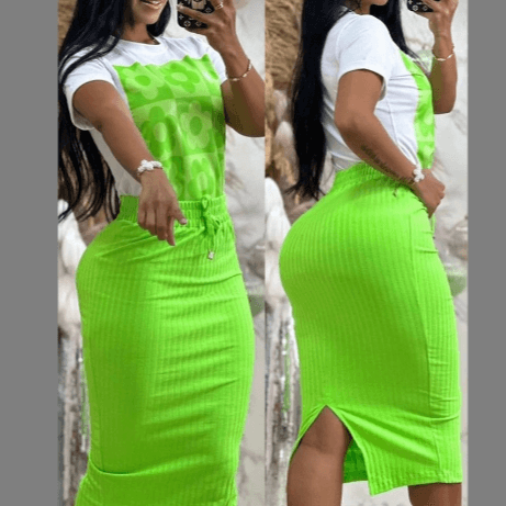 Women's cute style fresh and sweet women's five-point sleeve fashion casual suit