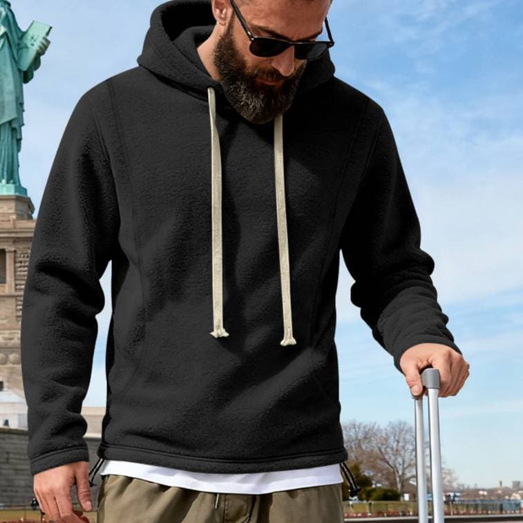 ​​Men’s Heavyweight Fleece Hoodie – Tactical Training & Outdoor Wear (S-XXXL, Winter-Ready, Multiple Colors)​​