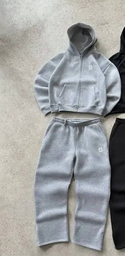Pantalon de survêtement unisexe à fermeture éclair brodée croisée, pantalon décontracté, style hip-hop, rap, taille américaine, pour hommes e