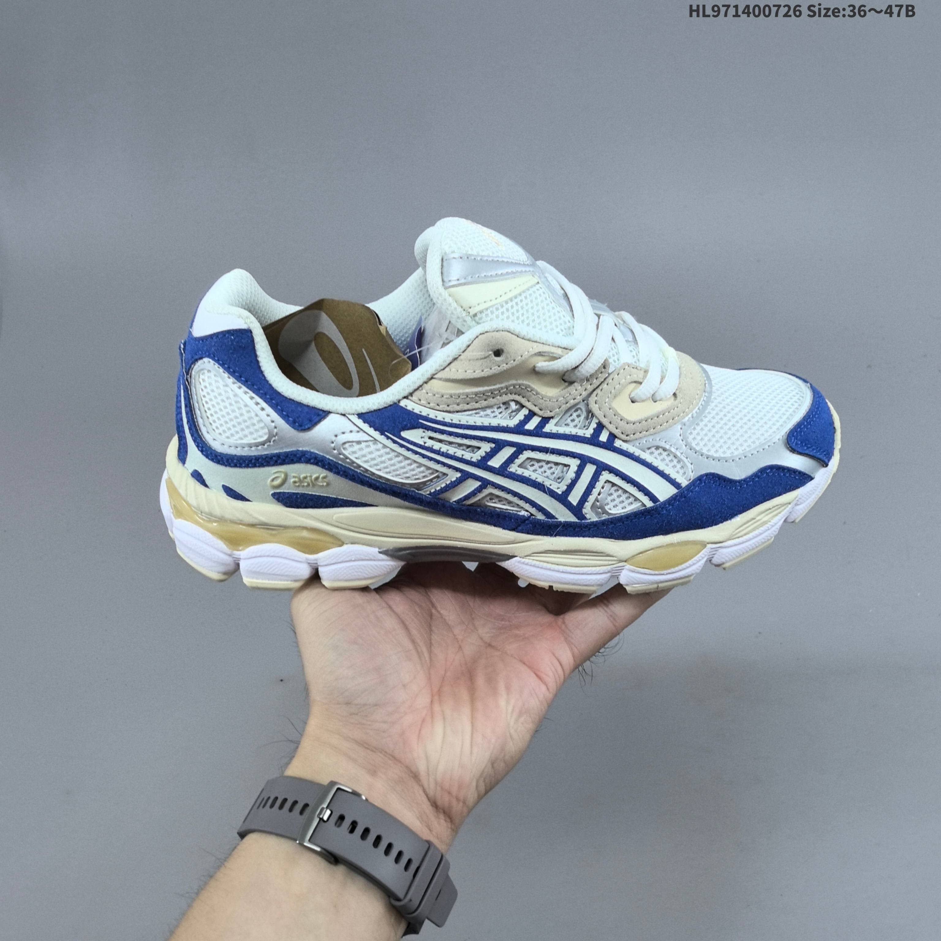 Chaussures de running Asics NYC Gels NYC Sneakers Cream Solar Power Pure Sier Outdoor Sneakers Sports Athleisure Trainers Fashion Daily Outfit 36-47