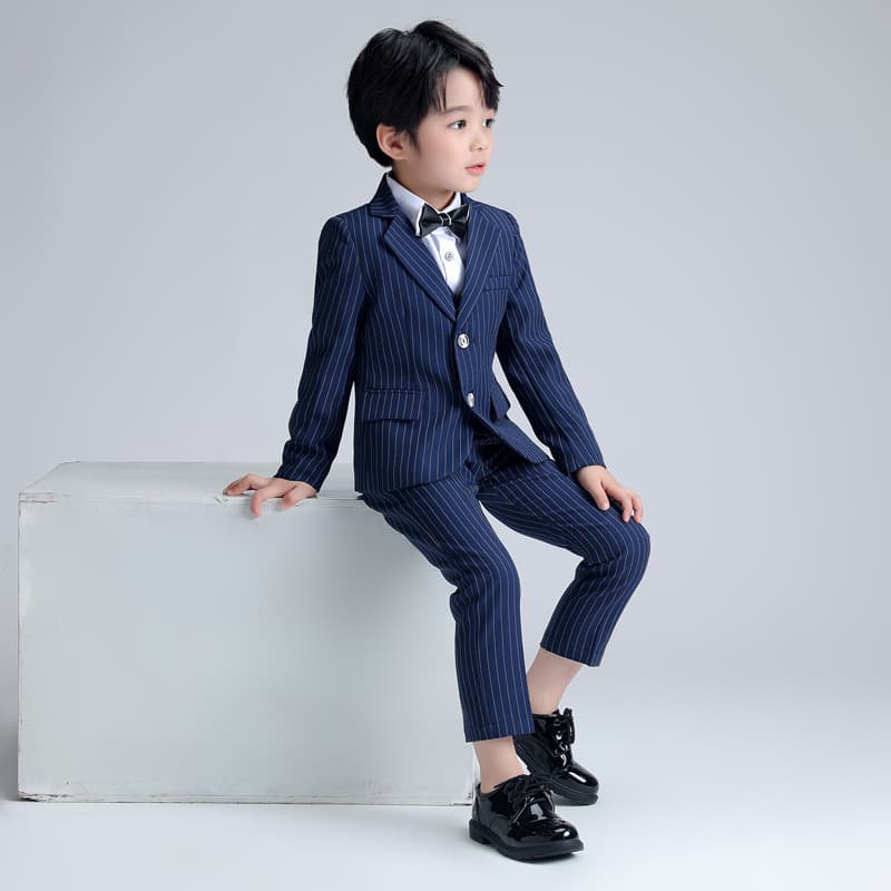Mother&Kids Children's suit blazer suit Boy piano competition Wedding flower girl dress