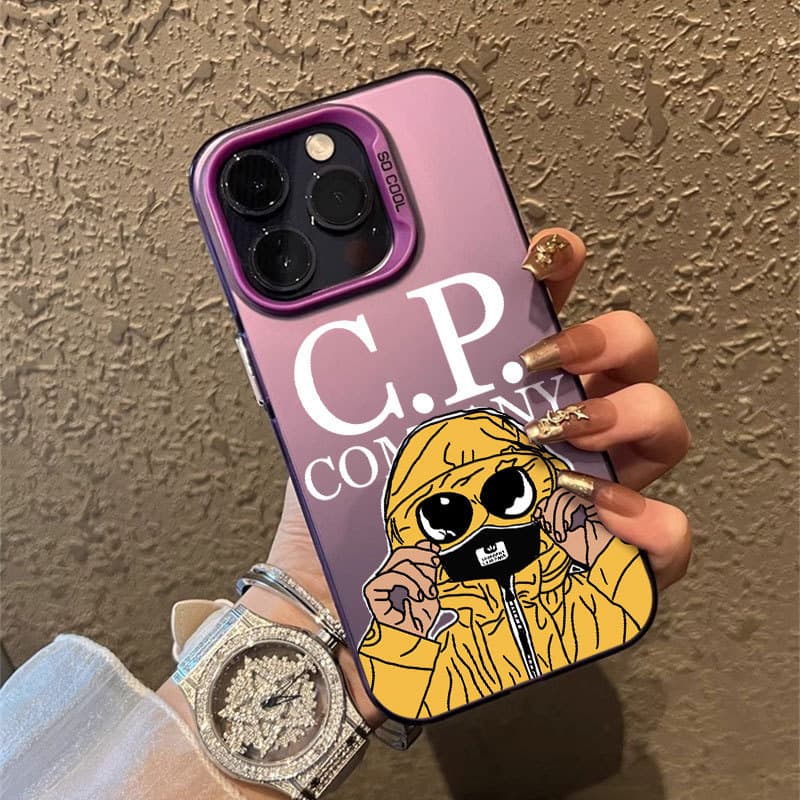 Coque de téléphone portable tendance pour iPhone 15/14/13, motif laser