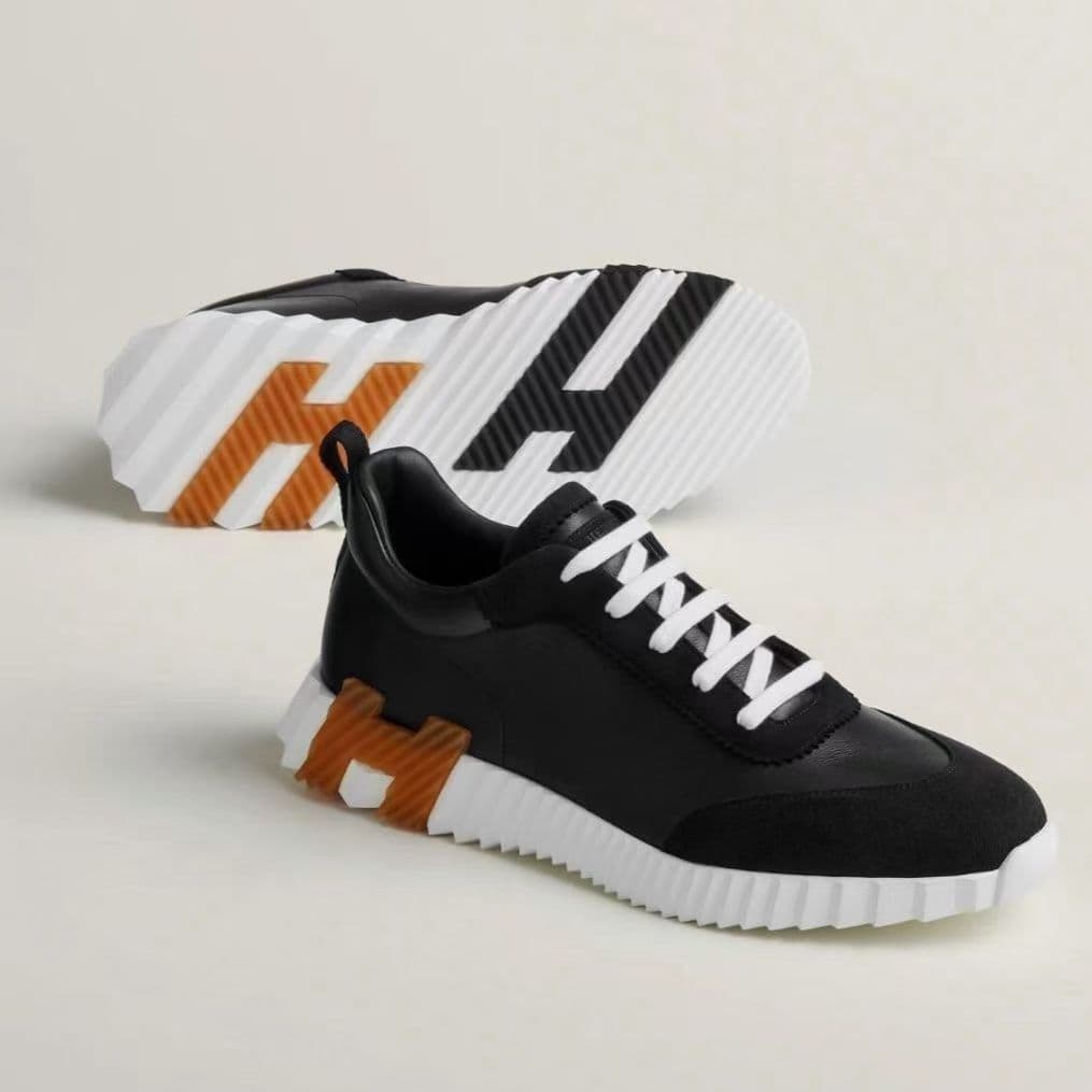 Version cuir de vache ~ Baskets blanches à blocs de couleurs H pour femmes 2025 Nouveau cuir véritable bout rond à lacets plat décontracté coupl