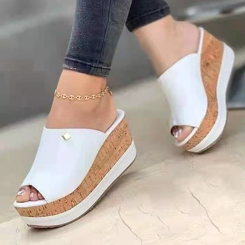 SHLIANG Platform Slippers Women Summer Thick Bottom Wedge Heels Sandals for Woman Non Slip Outdoor Flip Flops Mujer Y0104
