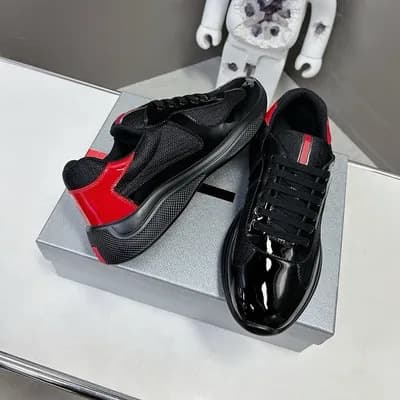 Chaussures de course polyvalentes en cuir verni véritable de haute qualité pour l'été 2025 de la Coupe des Amériques