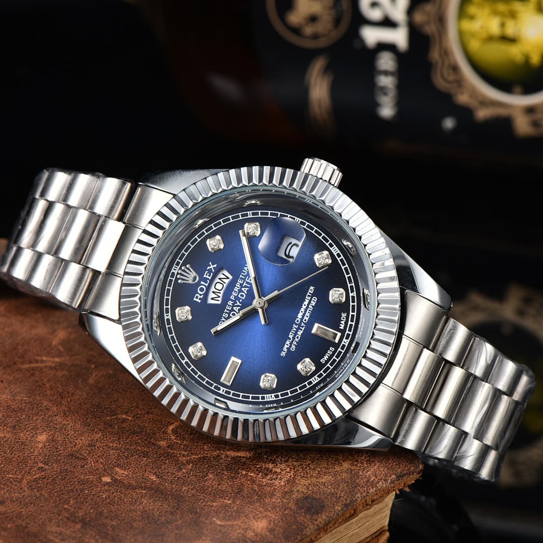 Montre classique à double calendrier pour affaires : une montre de luxe élégante et abordable
