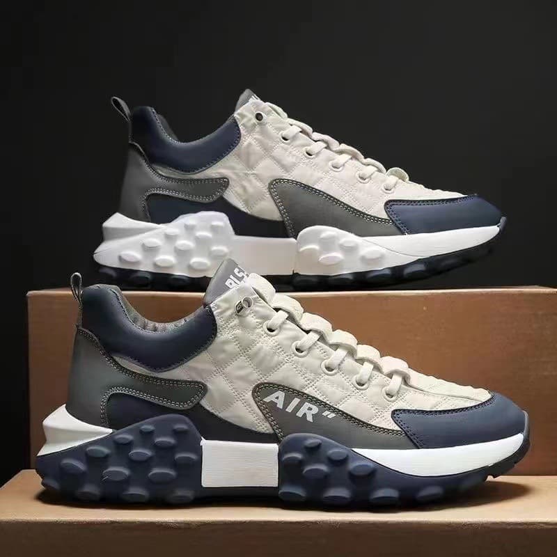Men’S Soft Sneaker Thick Bottom Non-Slip Daddy Trendy Running Casual Argan Shoes