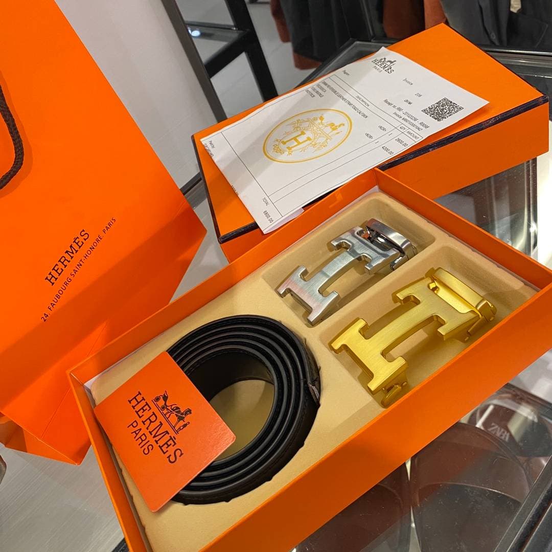 Ceinture tendance de luxe pour hommes ou femmes 2024 avec coffret cadeau