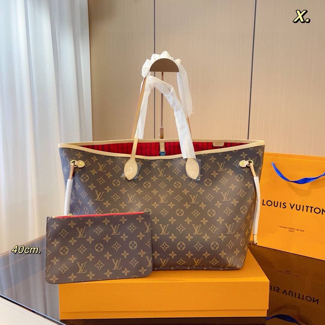 Sac à main Ontogo populaire en cuir véritable L00000 V. Dimensions : 40 × 20 × 30/32 × 16 × 29/28 × 12 × 22 cm