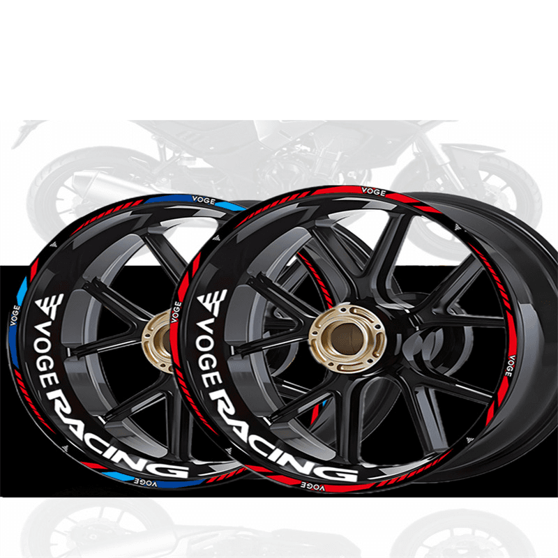Applicable to electrodeless 250RR 300RR 500AC 525R 500DS 350AC reflective wheel hub modification sticker