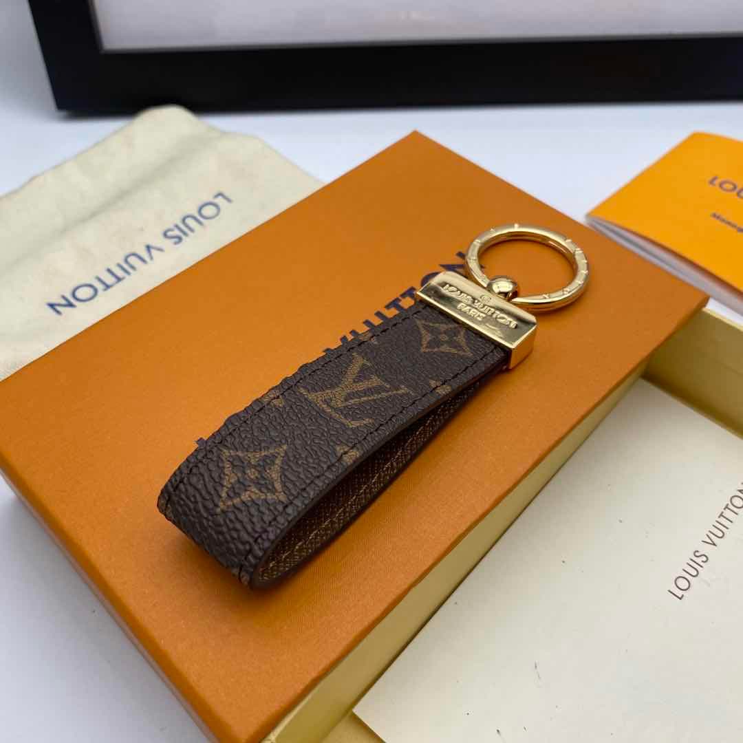Porte-clés de voiture en métal à carreaux, léger et luxueux, à la mode, avec texture exquise