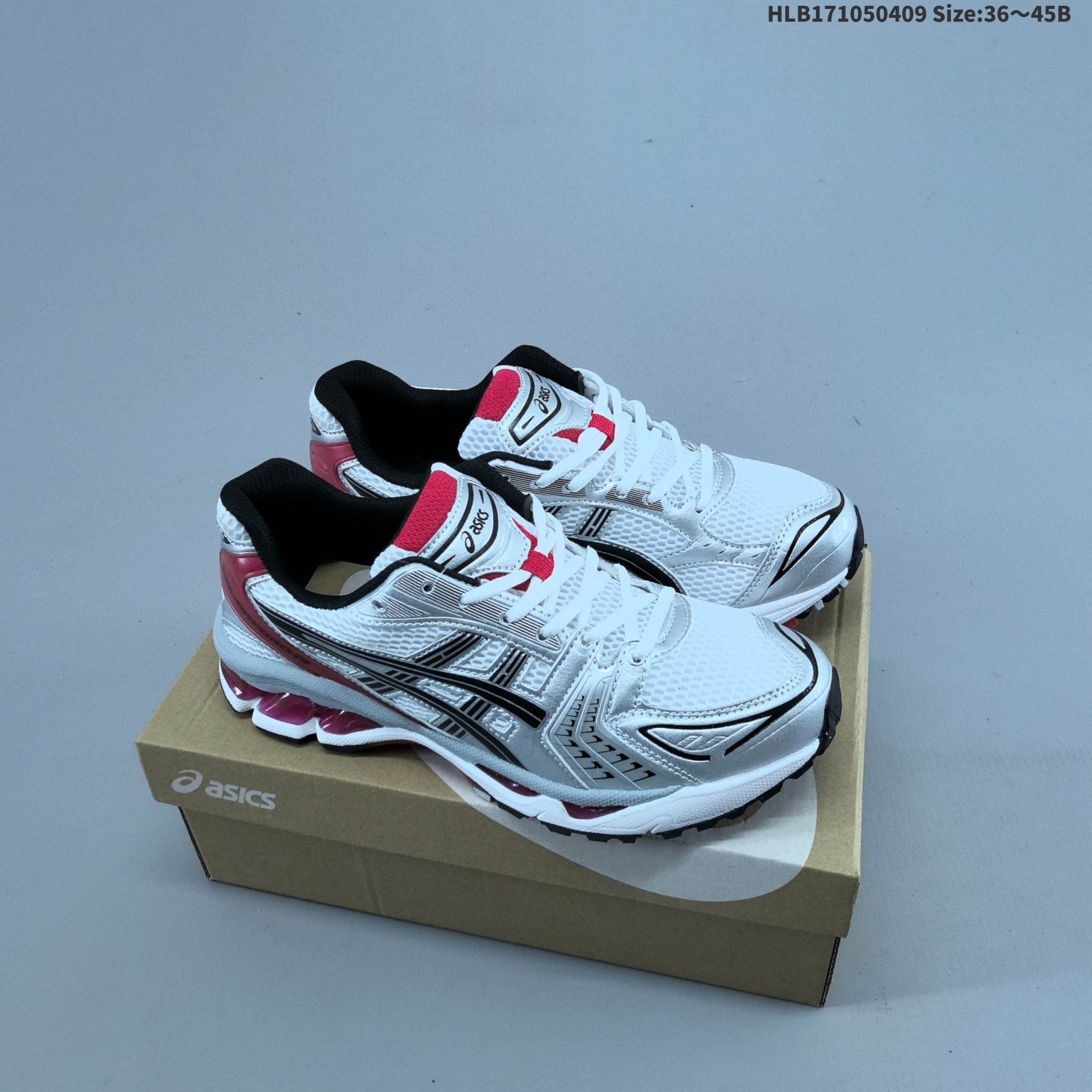 Chaussures de course Asics Gel-Kayano 14 Sports, décontractées, respirantes et professionnelles avec amorti.