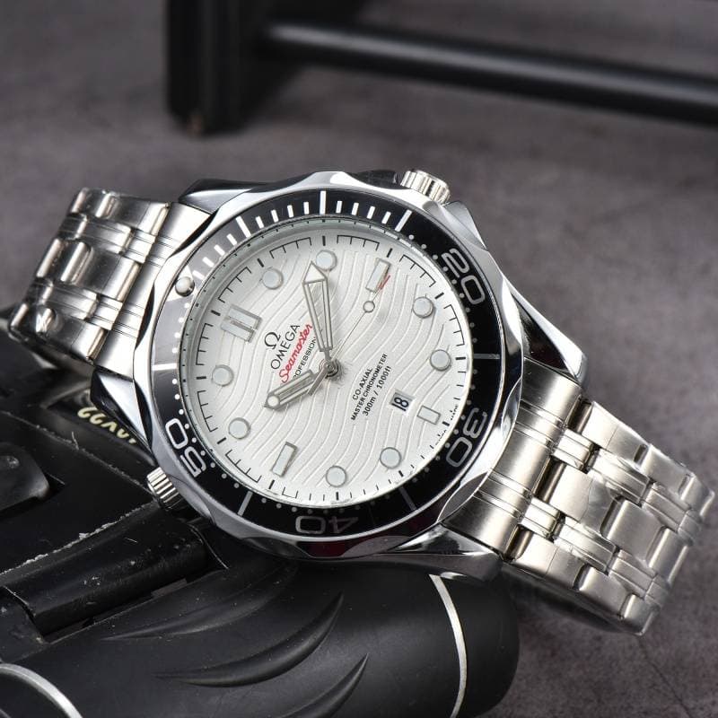 Montres pour hommes SEAMASTER, style business, élégance, métal, style rétro, quartz