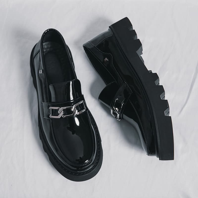 New Fashion Genuine Leather Tassel Business Casual Loafer Shoes For Men Black Business Formal Leather Shoes For Daily Office Casual Men's Shoes For Dr