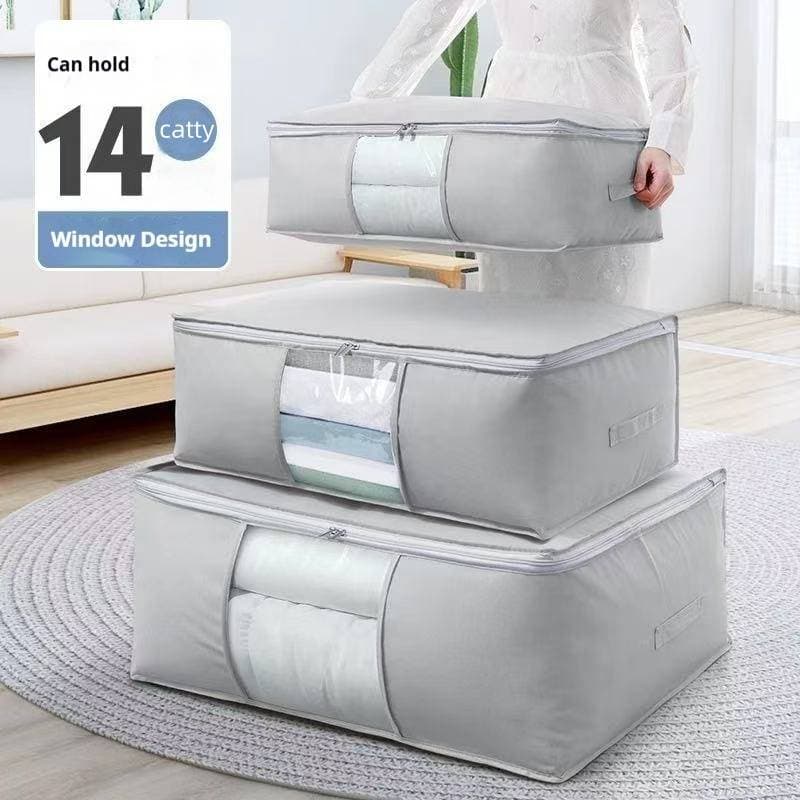 Premium Thickened Storage Bags – Extra Large Space-Saving Organizers For Blankets, Clothes & Seasonal Items (3 Sizes, Water-Resistant, Multi-Purpose)