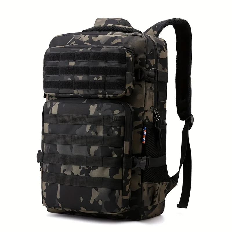 Tactical Backpacks Men's Camouflage Backpack, Hiking And Camping Backpack, LargeCapacity Multi-layer Outdoor Sports Back