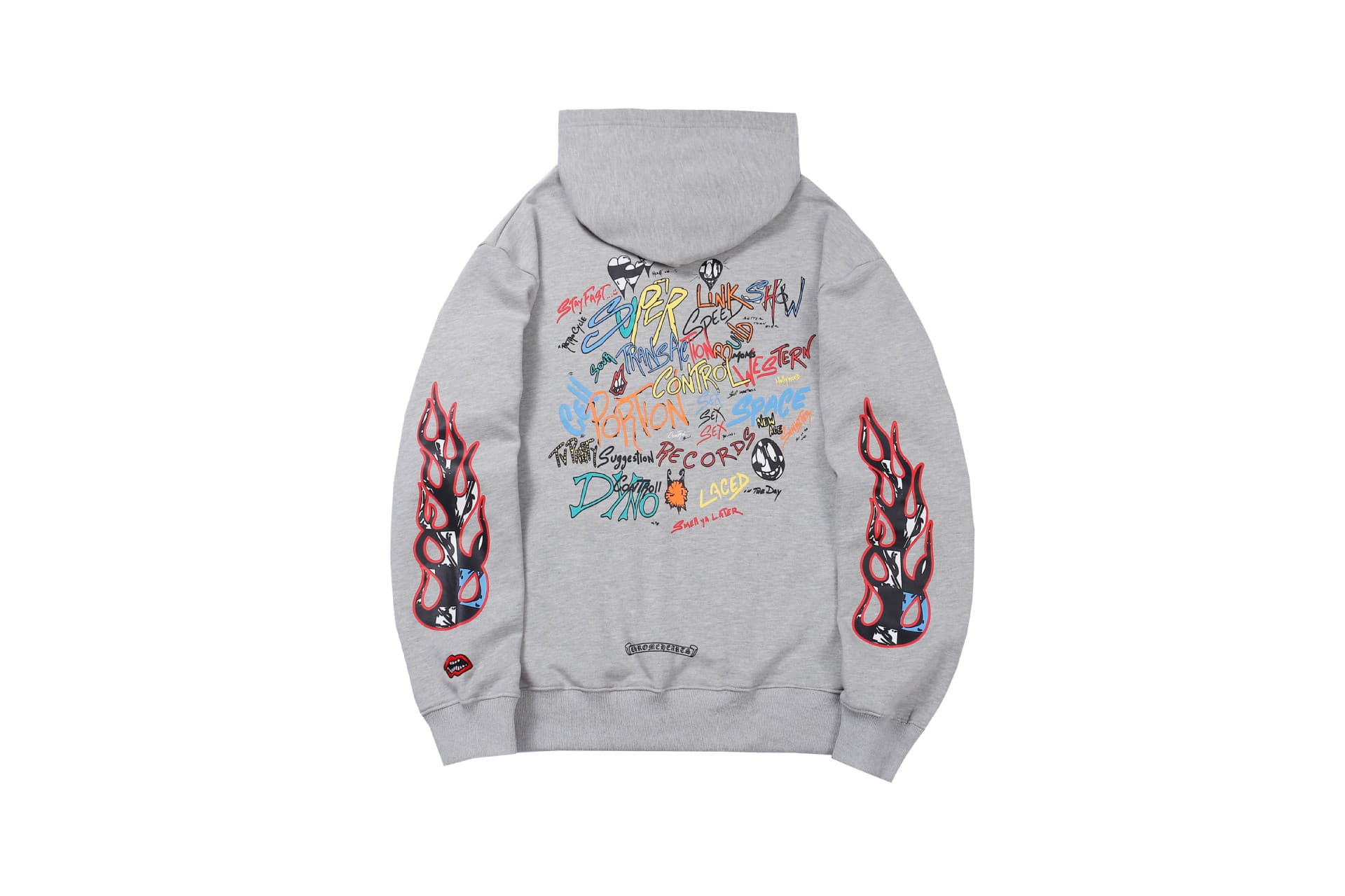 Sweat à capuche imprimé croisé Ch, version de qualité supérieure 25Ss, style tendance et polyvalent.