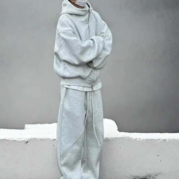Spring And Autumn Youth Fashion Casual Cardigan Loose Hoodie Trendy Brand Coat