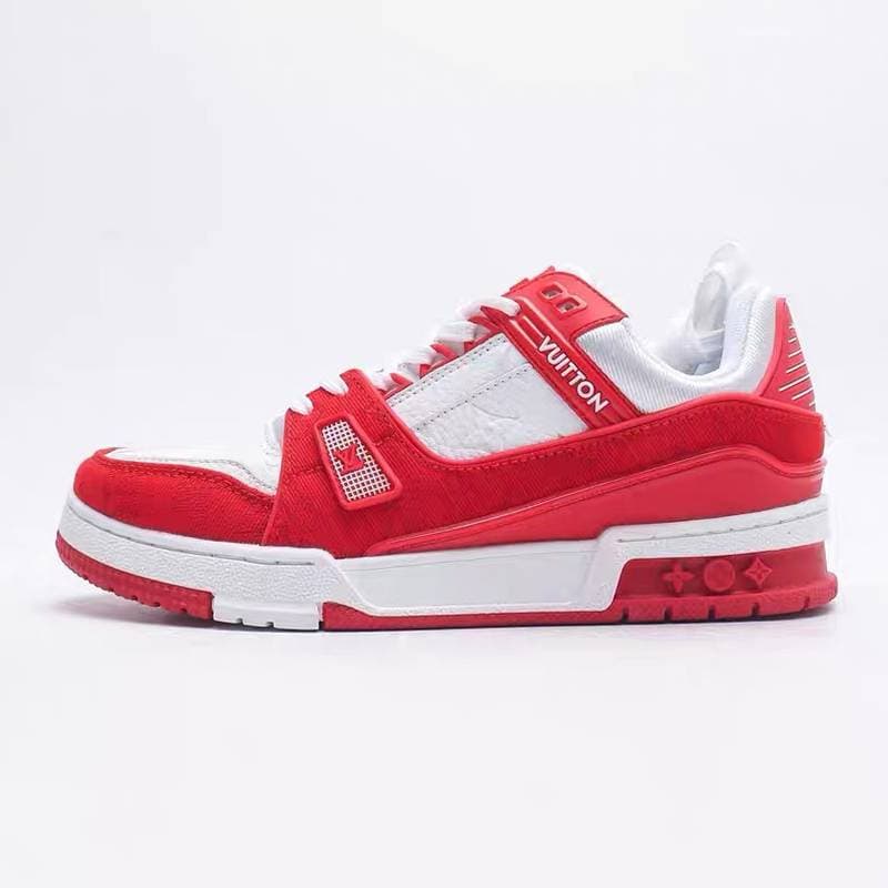 LVS VUITTONS Chaussures de créateur Baskets en relief Blanc Noir Bleu ciel Vert Denim Rose Rouge Luxe Hommes Baskets décontractées Baskets basses
