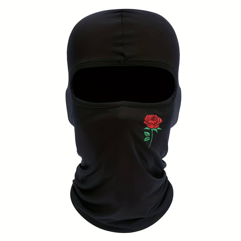 Cagoule à imprimé rose, coupe-vent et résistante au soleil, idéale pour le cyclisme en plein air et les voyages