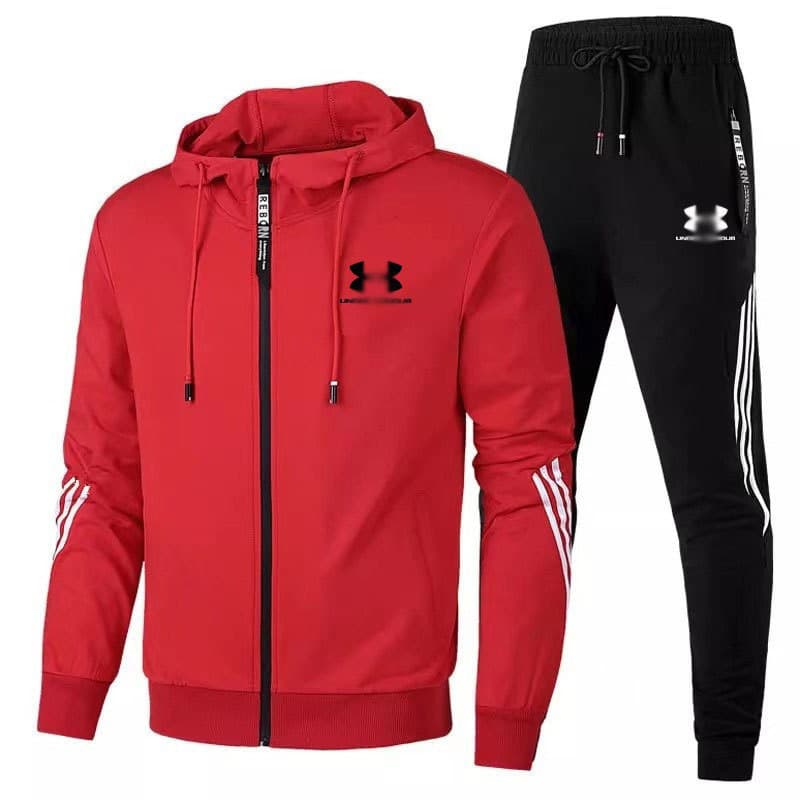 Ensemble deux pièces de pull à capuche pour homme, vêtement de sport, de fitness, de marque, à la mode, printemps et automne