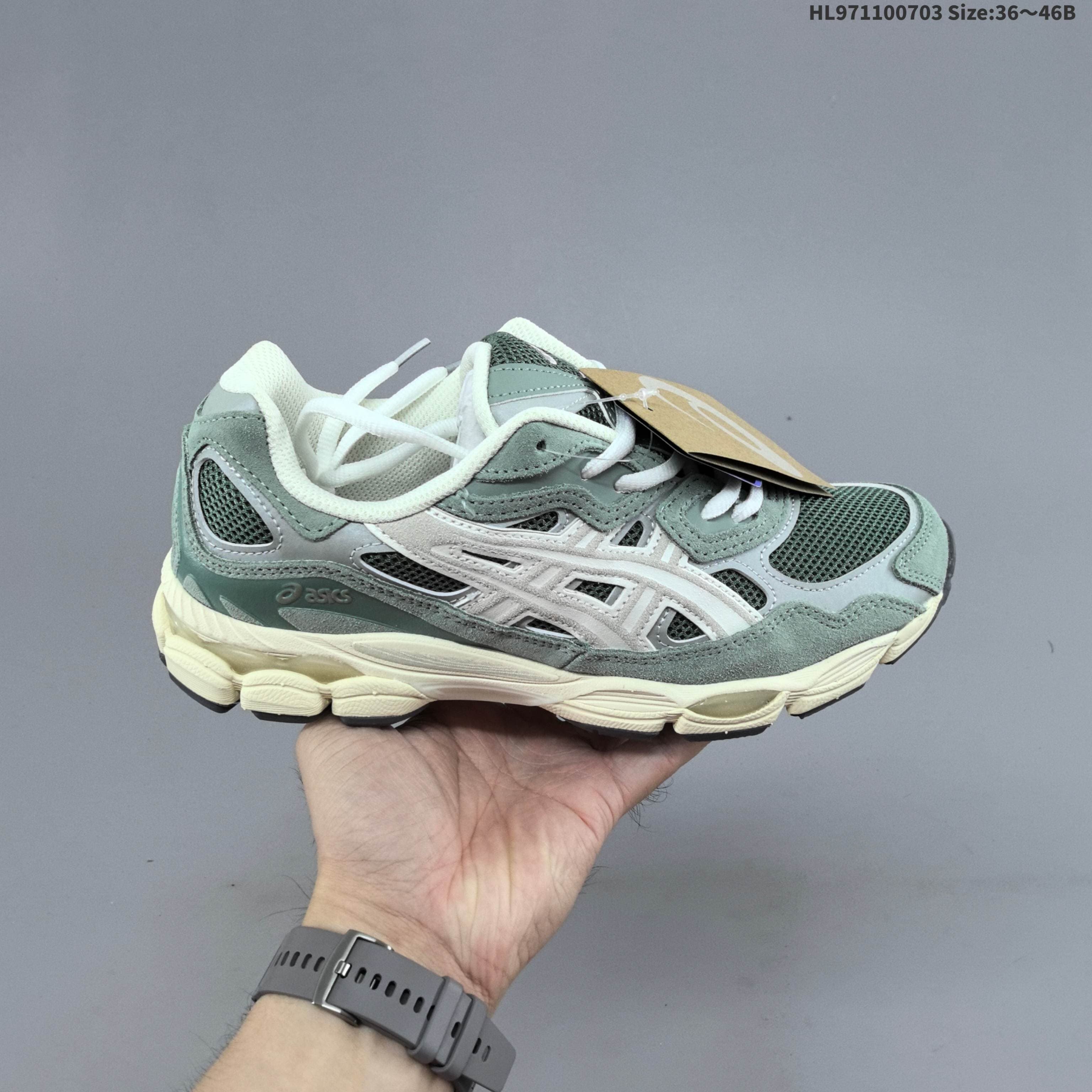 Chaussures de running Asics NYC Gels NYC Sneakers Cream Solar Power Pure Sier Outdoor Sneakers Sports Athleisure Trainers Fashion Daily Outfit