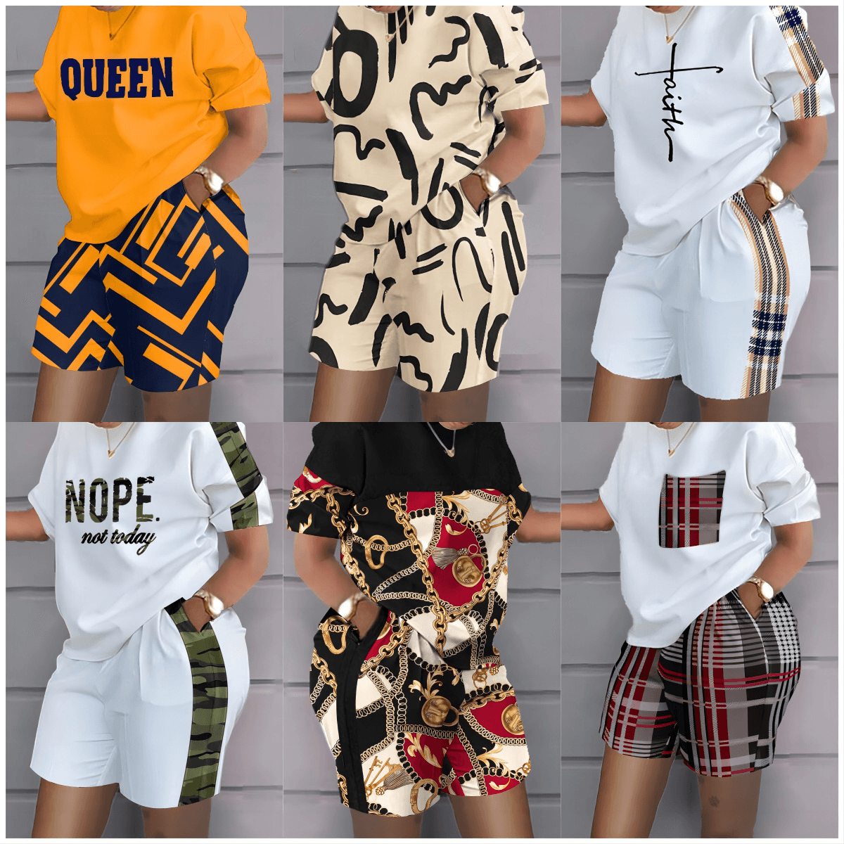 Women's Hip Hop Street Hipster Fashion Casual Plus Size Suit