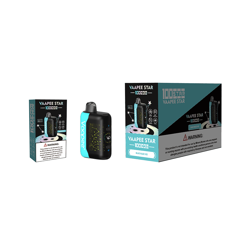 Lot de 5 cigarettes électroniques jetables Vaapee Star 100K Puff Bar Vape Pod, 10 saveurs, vente en gros.