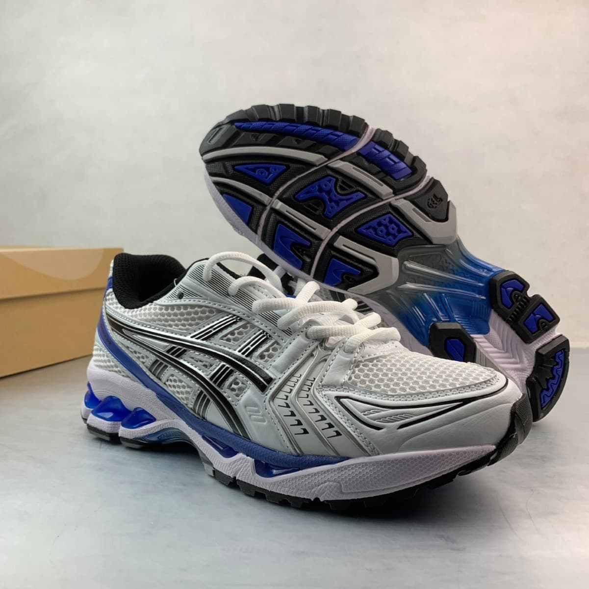 Chaussures de course basses en mesh Gel-Kayano14 originales, confortables, protectrices, amortissantes, durables et respirantes.