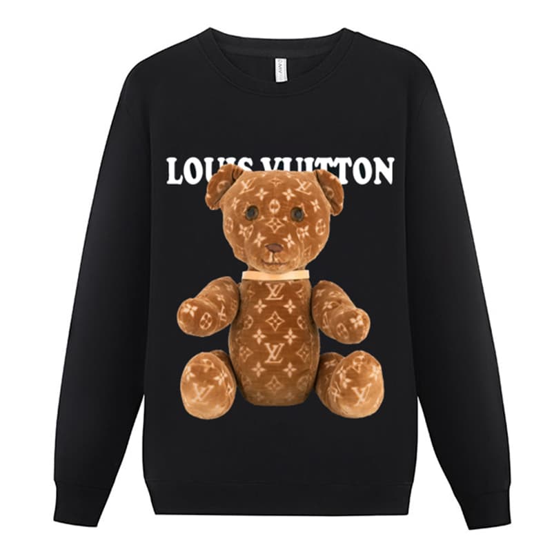 Sweat à capuche décontracté pour homme de haute qualité, style L, classique, tendance, polyvalent, avec col rond, noir