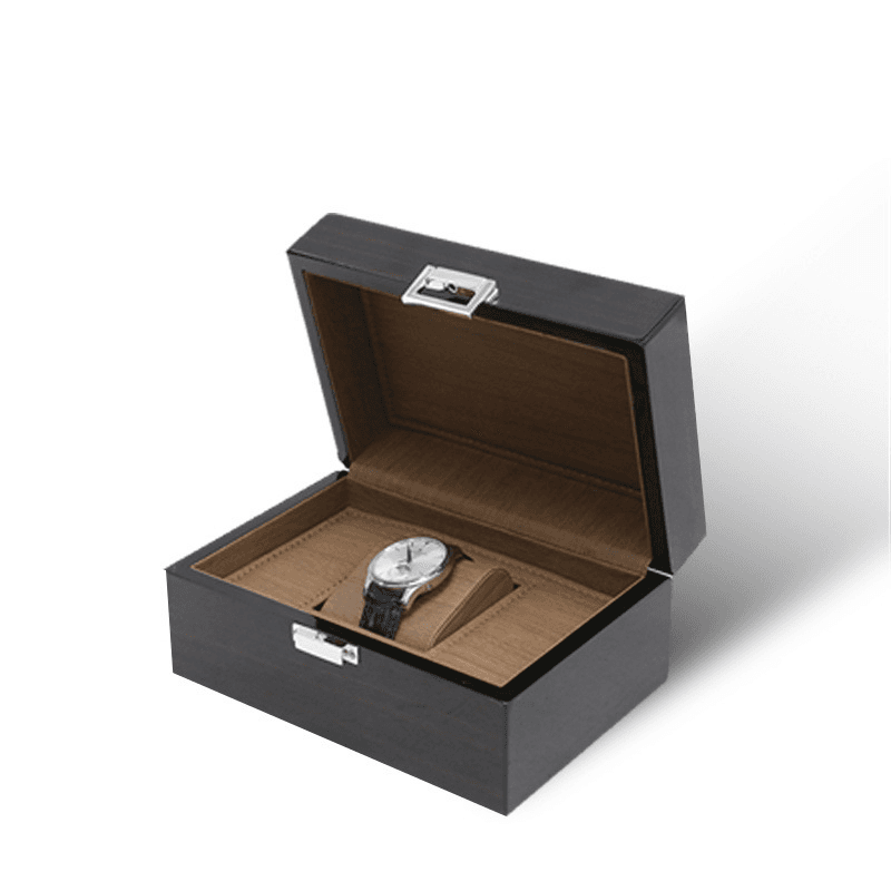 Watch Box Clamshell Bright Face Day Lock Jewelry Storage Box Festival Gift Wooden Box