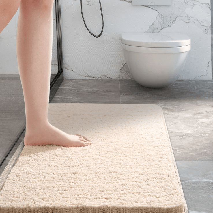 Bathroom Floor Mats Toilet Absorbent Mats Household Toilet Door Anti Slip Foot Mats Bathroom Floor Mats Quick Drying Carpet