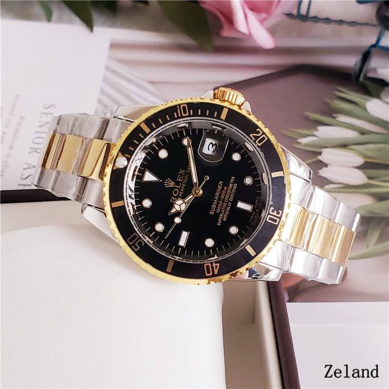 Yacht-Master Montre pour Homme Goût Premium Bracelet en métal Style Classique Travailleur d'affaires Mouvement à Quartz Socialisateur Diamètre 40