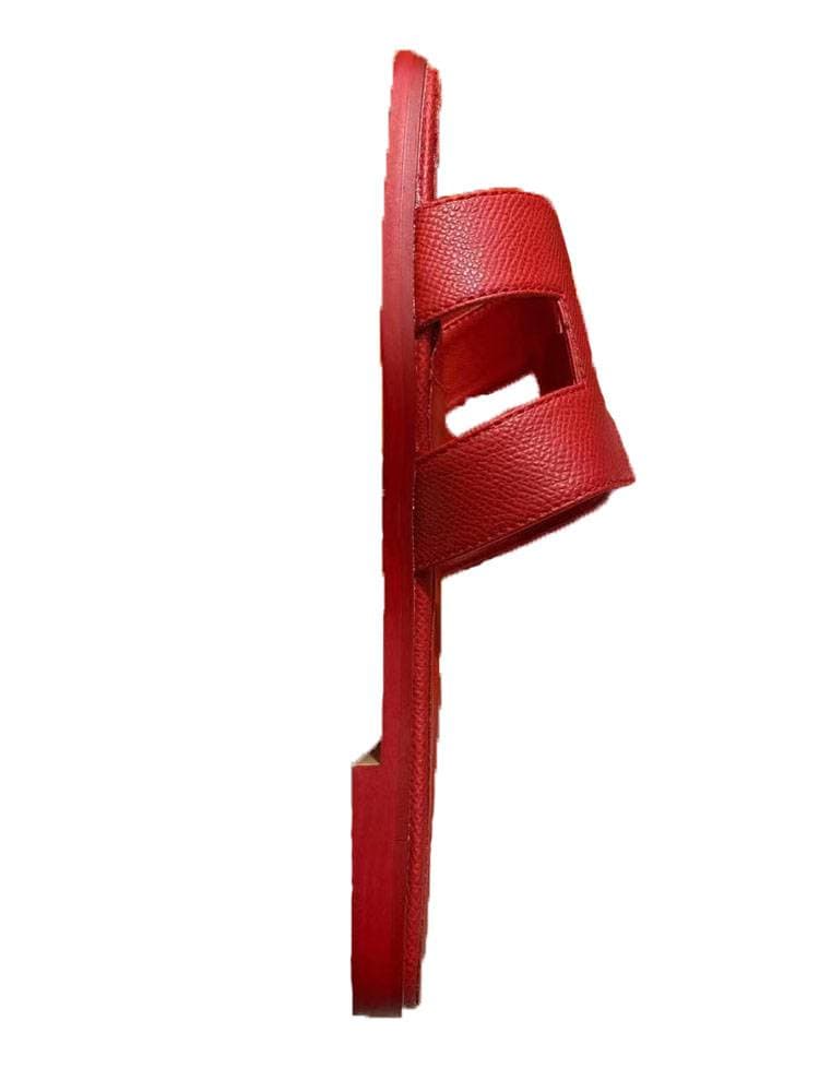 Sandales plates pour femmes, tongs